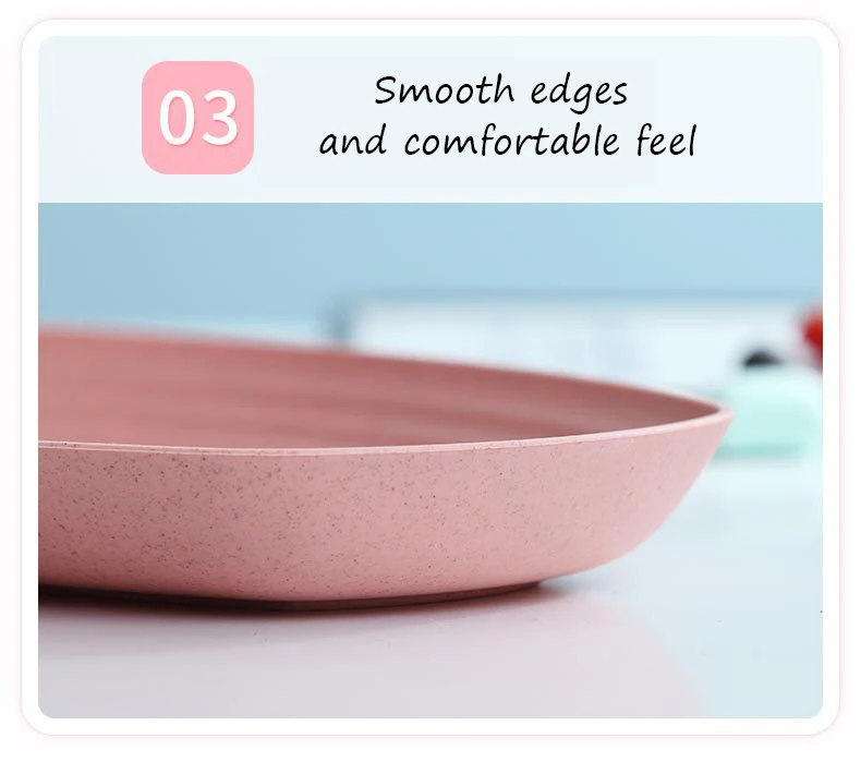 4Pcs/set 12inch Breakfast Plate Dish Coffee Tea Tray Irregular Fruit Bread Food Dessert Dinner Plate Tableware Set