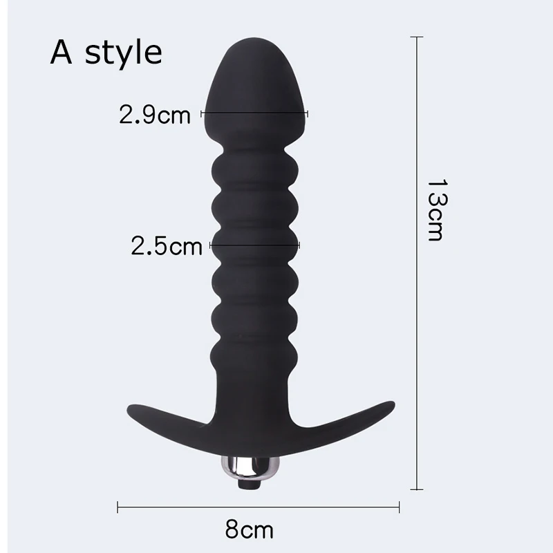 Силиконовая Вибрирующая Анальная пробка маленькие анальные секс-игрушки для