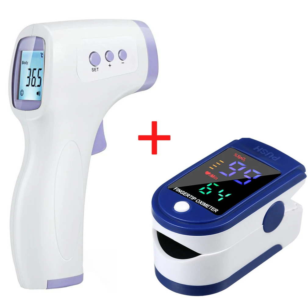 Бесконтактный инфракрасный термометр набор для измерения пульса и давления на