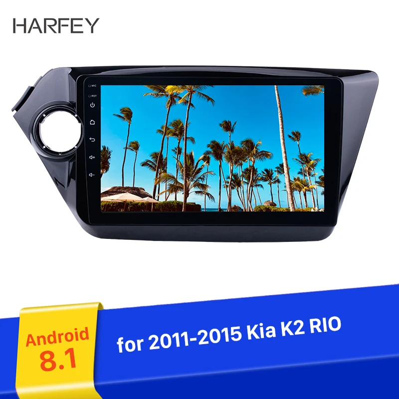 Harfey 9 &quotHD сенсорный GPS DVD плеер для 2011 2012 2013 2014 2015 Kia K2 RIO радио удаление с Bluetooth WIFI 3G
