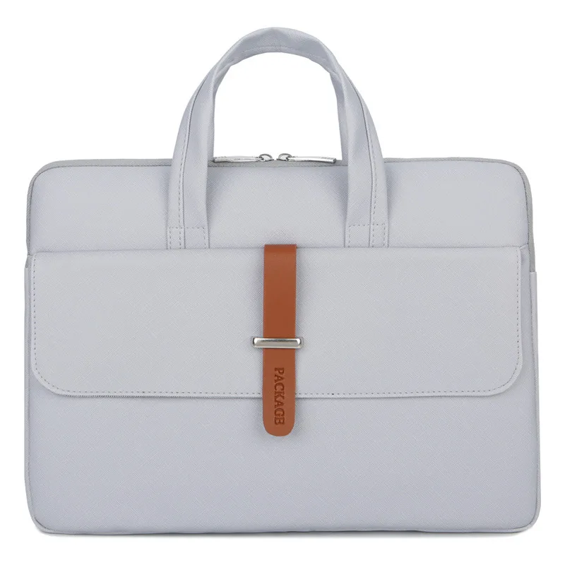 

Laptop Bag Pu Hand Computer Bag Men and Women Apple Business Shoulder Bag