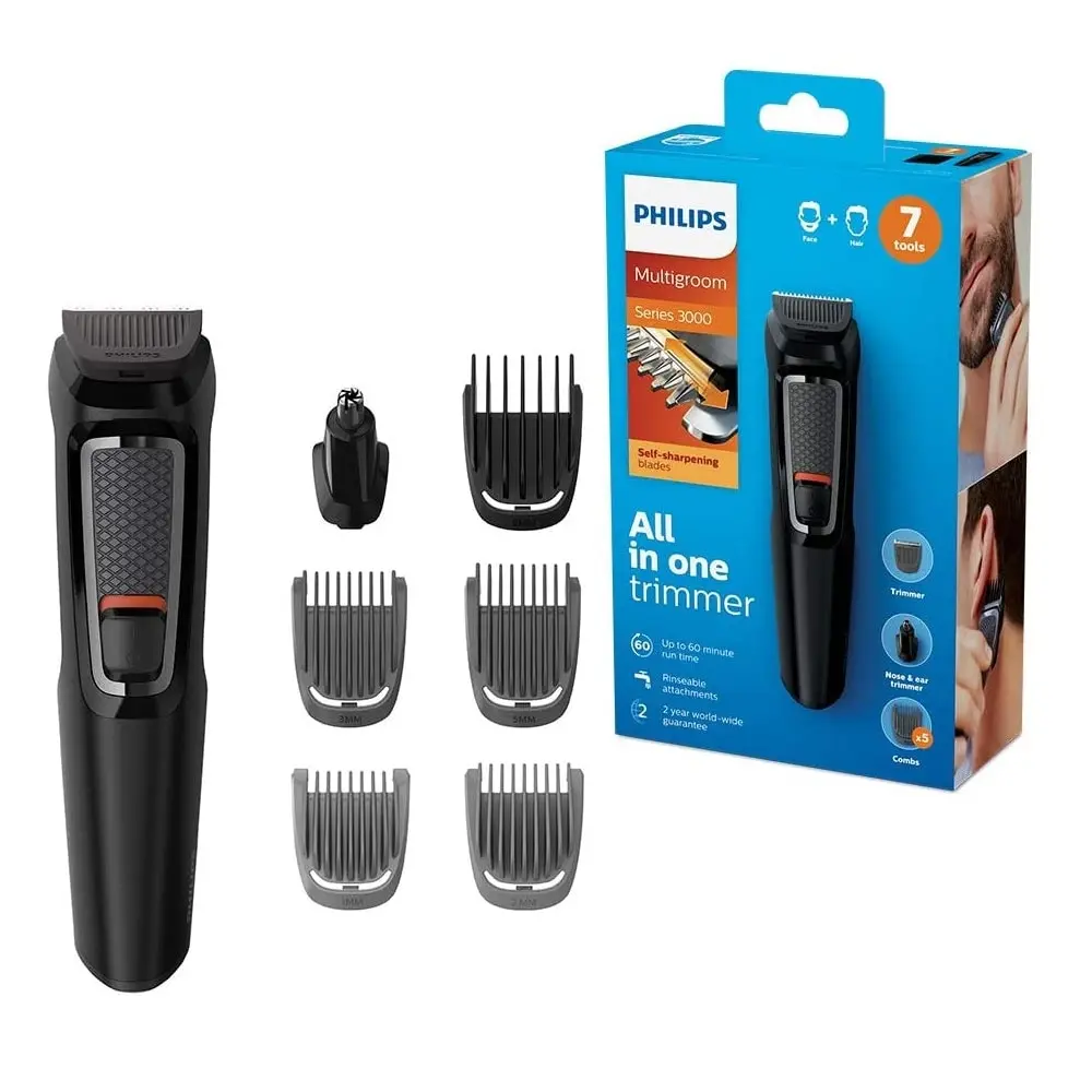 Оригинальная Электрическая Бритва Philips MG3720 7 в 1 бритва для лица и волос