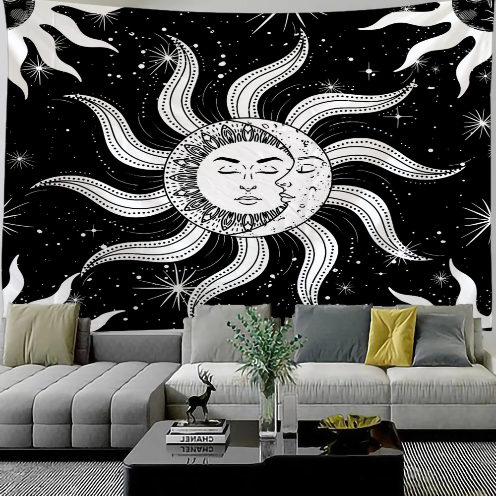 

Sun And Bee tapestry kawaii room decor Tapestry Boho decor aesthetic room decor Wall Hanging Tapestry