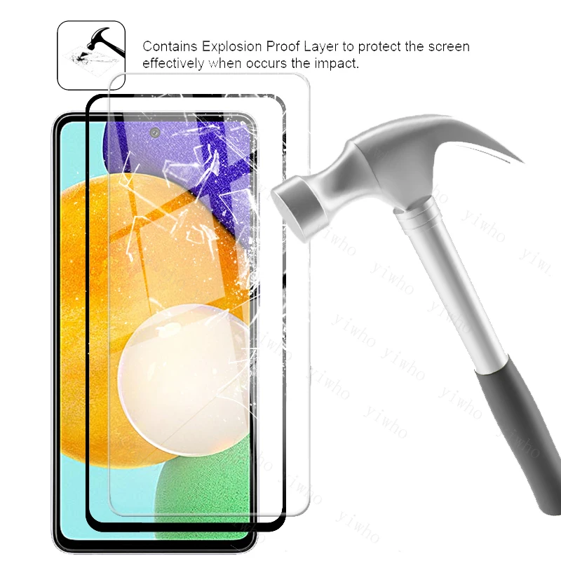 Tempered Glass for Samsung Galaxy A52 A22 5G A12 A42 A72 A82 Screen Protector Lens Film for Samsung A12 Clear Protective Glass
