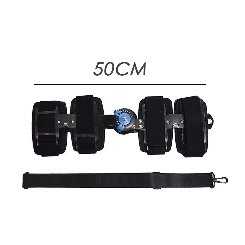 

Portable Knee Joint Injury Fracture Rehabilitation Equipments Fixator Aluminum Alloy Sheet Sponge and Nylon Tape Legguards