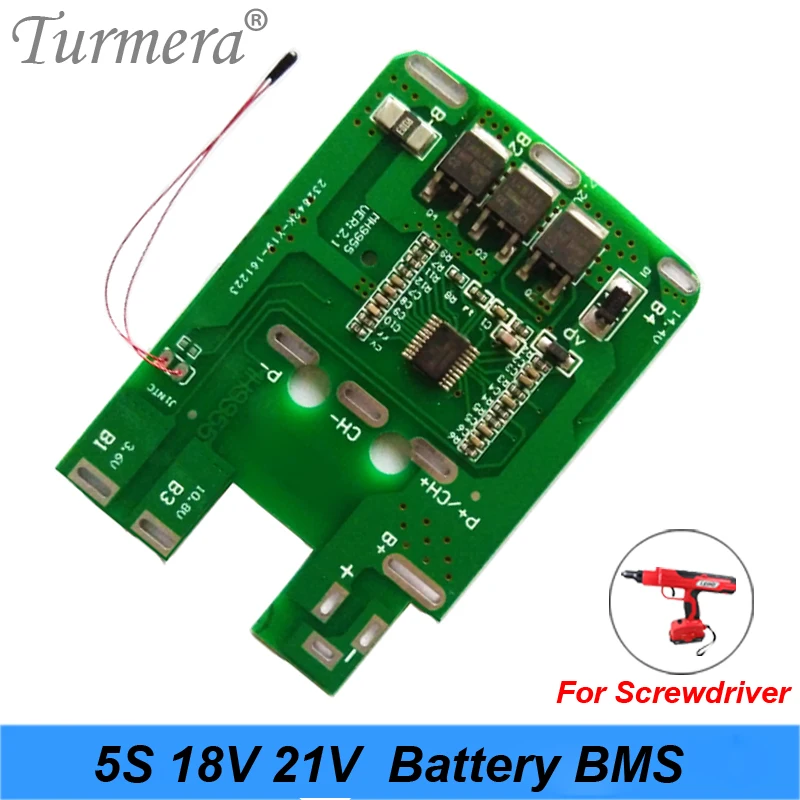 5s 18v 21v 20A 18650 литий-ионный литиевый аккумулятор BMS для отвертки Shura зарядное устройство Защитная плата подходит для dewalt Turmera AU19