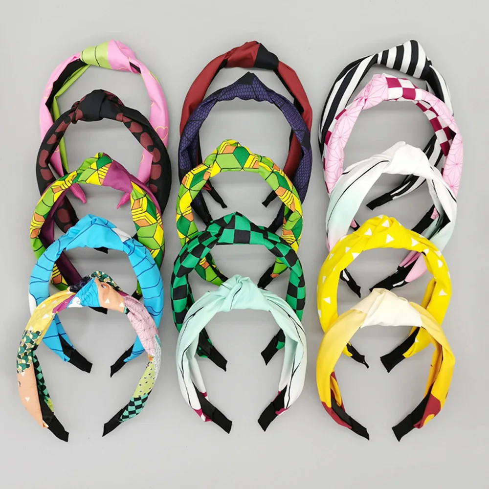 

Anime Demon Slayer Cosplay Hairband Nezuko Zenitsu Tanjirou Makomo Tamayo Features Fashion Hair Accessories