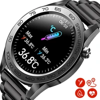 2021 new smart watch men pedometer watches gps sport fitness tracker full touch temperature monitor smartwatch for huawei xiaomi
