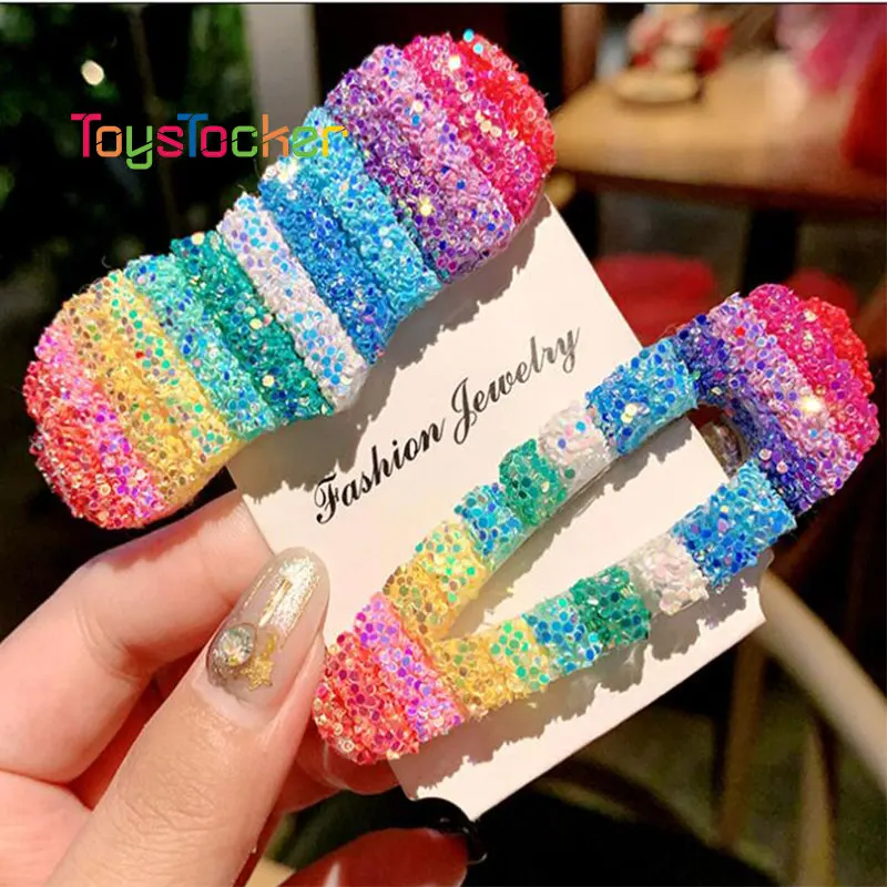 

Новая личность сверкающая девочка детский зажим для волос аксессуары для волос женские заколки для волос Зажимы вечерние заколки головной ...