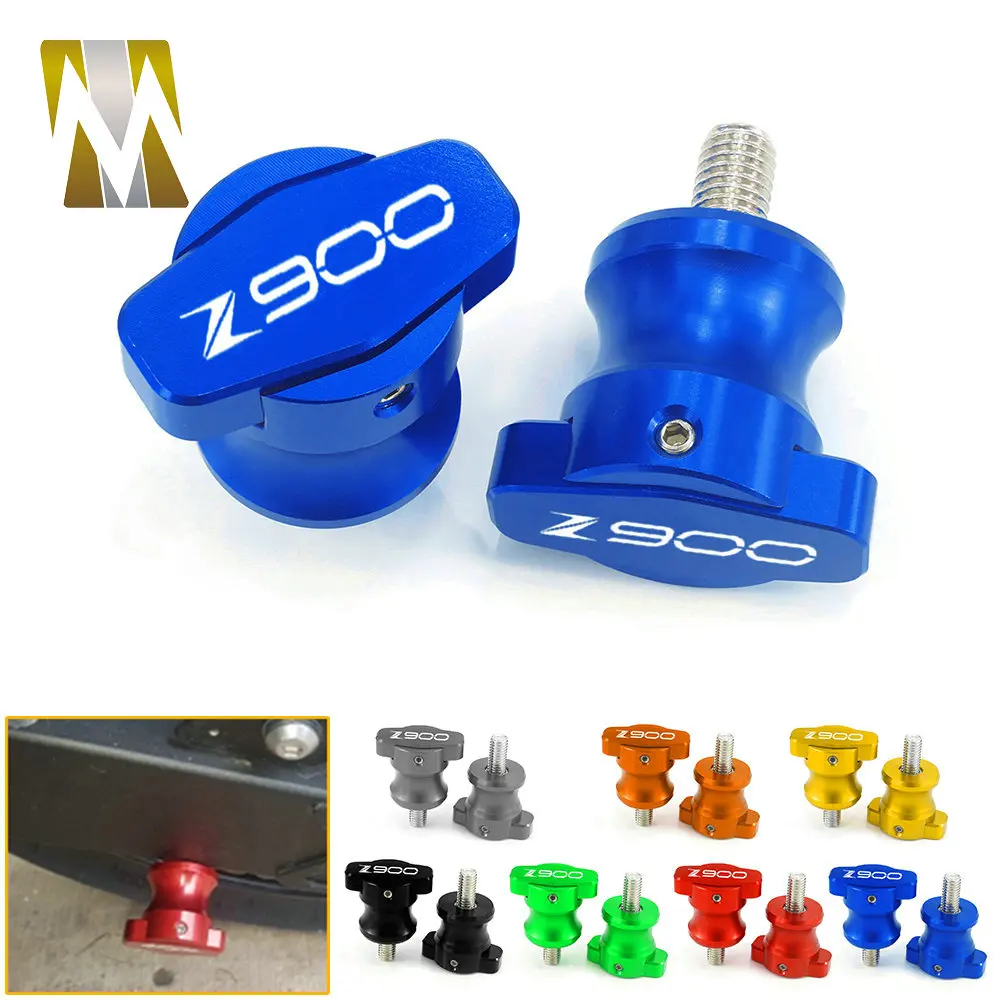 

Motorcycle Swing Arm Stand Frame Stands Screws Sliders Swingarm Spool Slider For KAWASAKI Z900 Z 900 CNC Aluminum Accessories