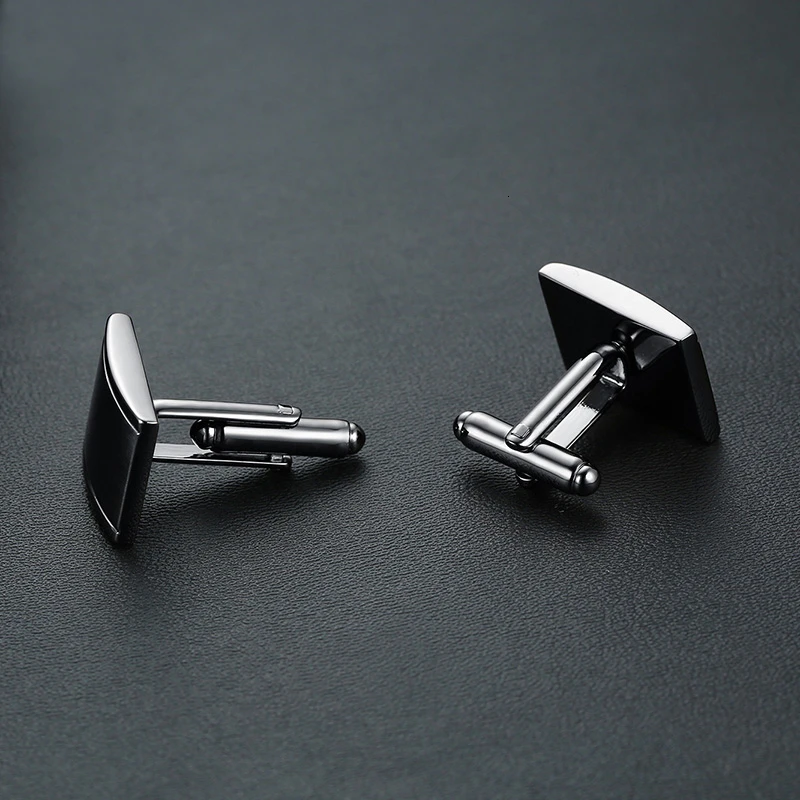 Мужские Винтажные запонки Vnox серые тоновые Квадратные мужские подарки ювелирные