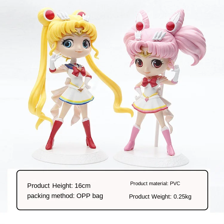 Экшн-фигурки супер Сейлор Мун модель игрушка Аниме Коллекция украшение торта