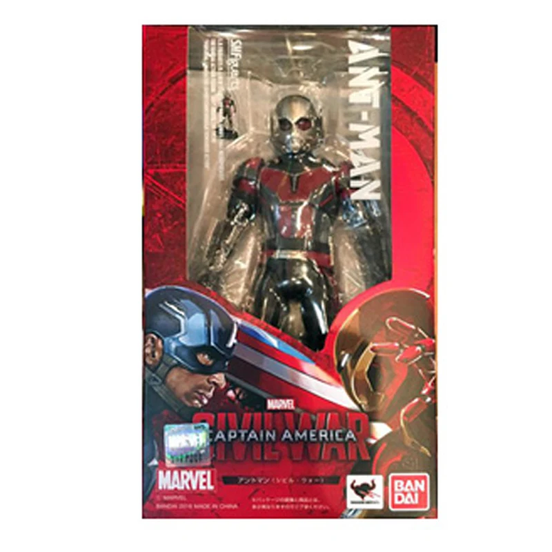 

Original BANDAI Shf S.H.Figuarts Marvel Captain America 3 Civil War Ant Man Action Figure Collectible Model Speelgoed Voor Kinds