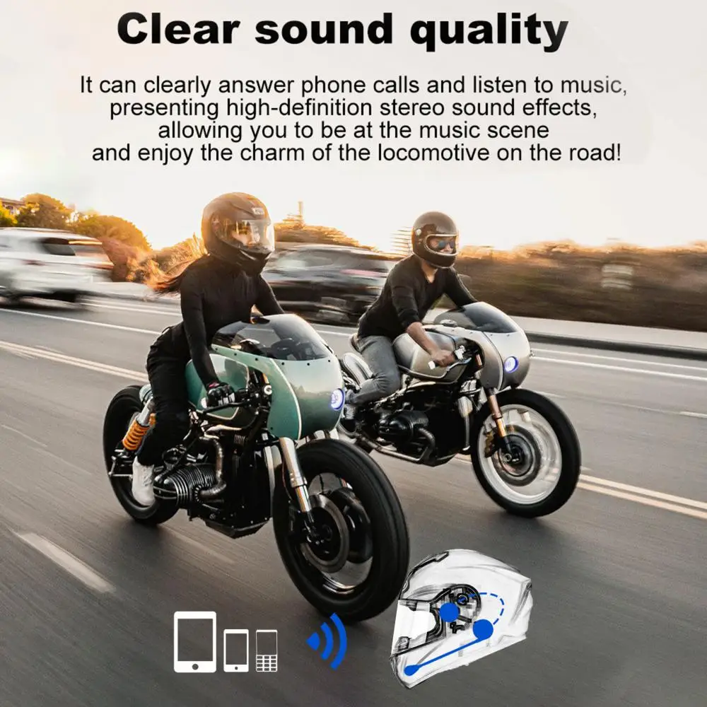 Мотоциклетный шлем Bluetooth гарнитура наушники тонкие с гарнитурой громкой связи