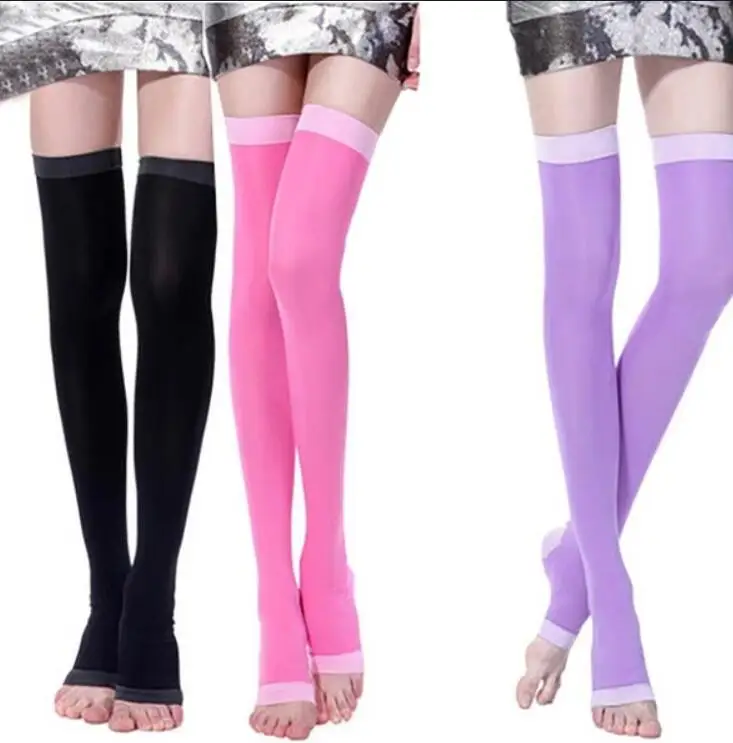 Компрессионные тянущиеся носки для похудения Утягивающие колготки ухода за