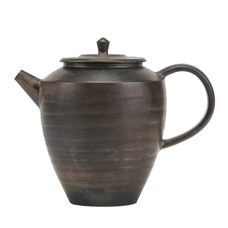 

Japanese Teapot Retro Coarse Pottery Tea Pot Filter Teapot Handmade Teaware Tea Ceremony Tea Set The Fair Mug