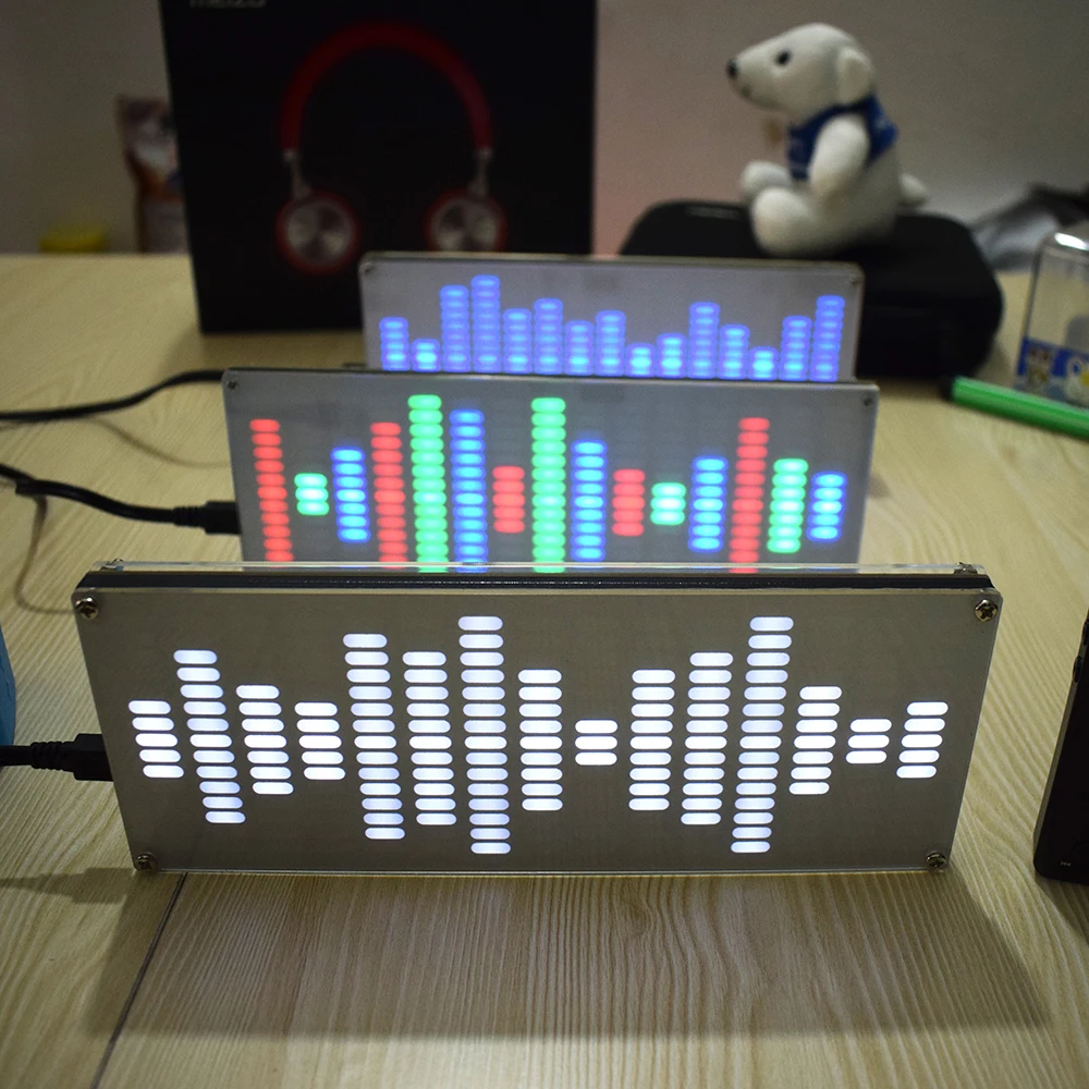 СВЕТОДИОДНЫЙ цифровой музыкальный спектральный дисплей DIY модуль Touch большого
