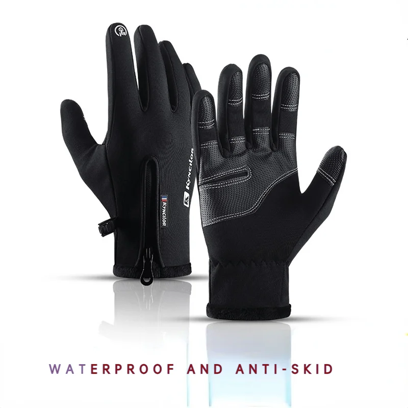 

100% Waterproof Gloves Windproof Outdoor Sport Ski Gloves For Bike Bicycle Scooter Motorcycle Warm Winter Cycling Glove