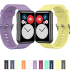 Силиконовый ремешок для Huawei Watch FIT, аксессуары для умных часов, сменный Браслет для наручных часов Huawei Watch fit 2020