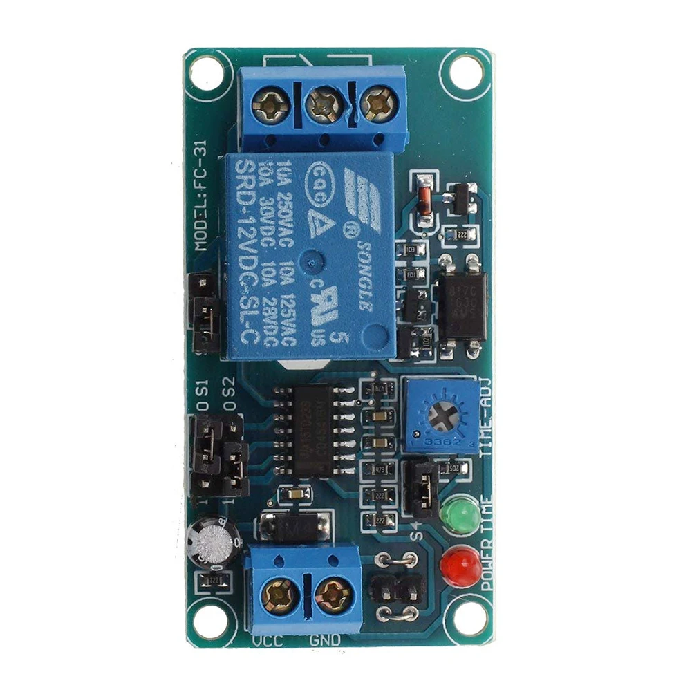 DC 12 В плата синхронизации таймер задержки времени Электроника цифровой