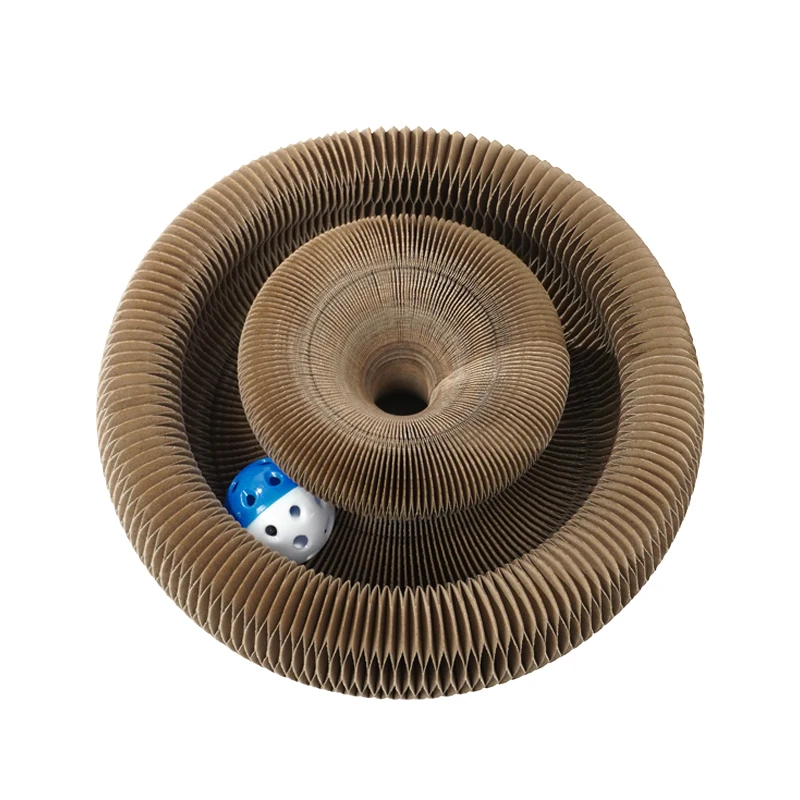 Игрушечная Когтеточка для кошек круглая износостойкая Поворотная тарелка лапа