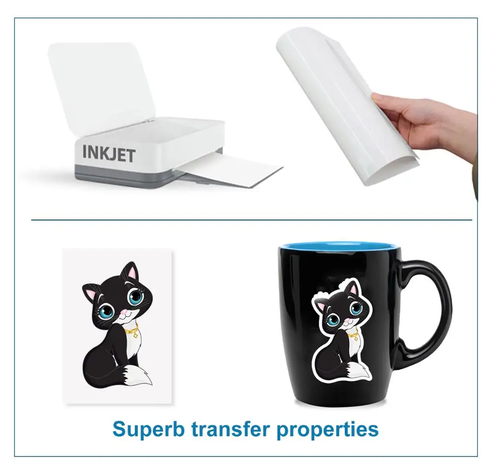 Переводная бумага акварельная переводная размера A4 струйная печать для пластины