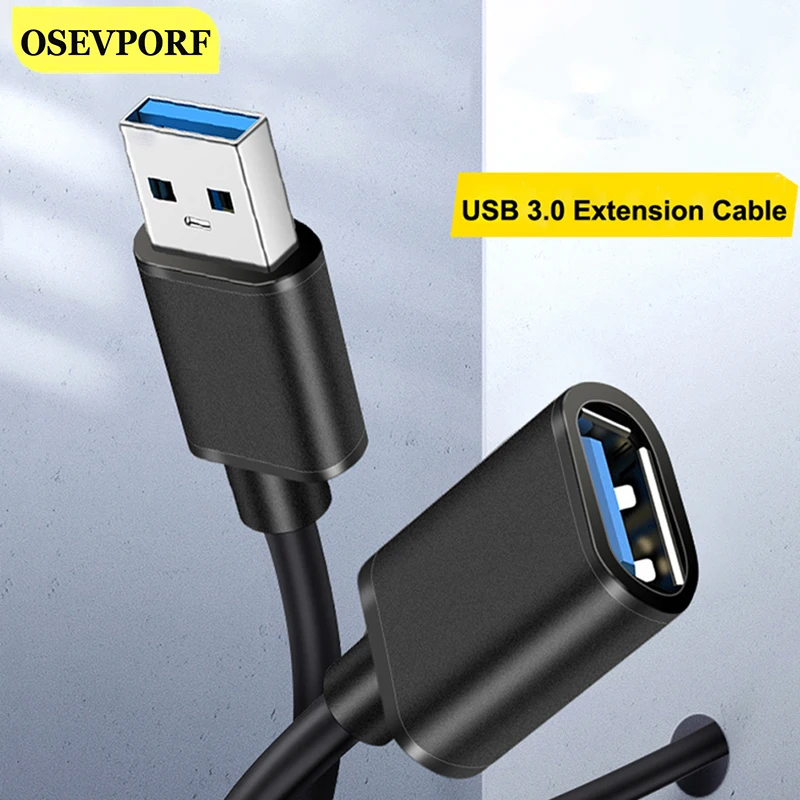 

Oppselve USB Extension Cable 3.0 Male to Female Data Connector Extender Cord Data Extension Cable Usb For PS4 Smart TV SSD HDD