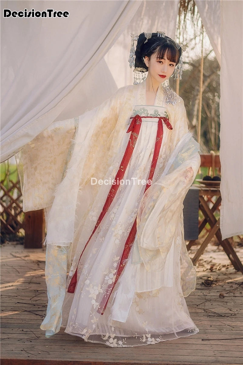 2021 женские костюмы ханьфу китайской танцевальной династии Цин традиционное