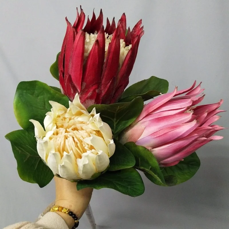 Искусственный Императорский цветок с одной ветвью пластиковые поддельные