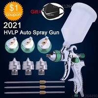 high quality spray gun 600ml painting gun 1 4mm1 7mm2 0mm nozzle gravity airbrush for car painting car pneumatic paint sprayer