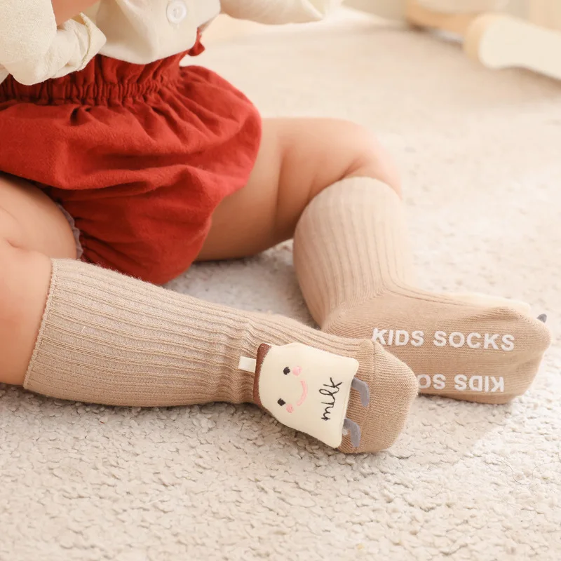 Baby Socks Spring Autumn Cartoon Dolls Newborn Socks Anti-slip Floor Socks Infant Toddler Relaxing Cotton Socks Kids Socks