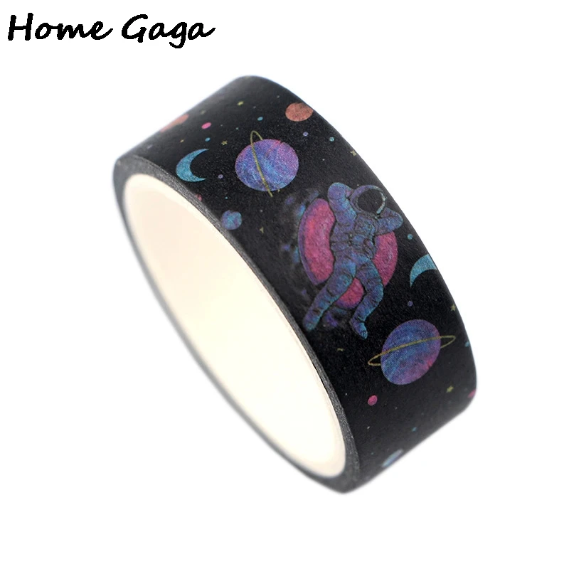 

20pcs/lot Homegaga Stylish Astronaut Washi Tape Space Masking Tapes Stickers Cool Hand Account Tapes Adhesive Tapes Decal D2385