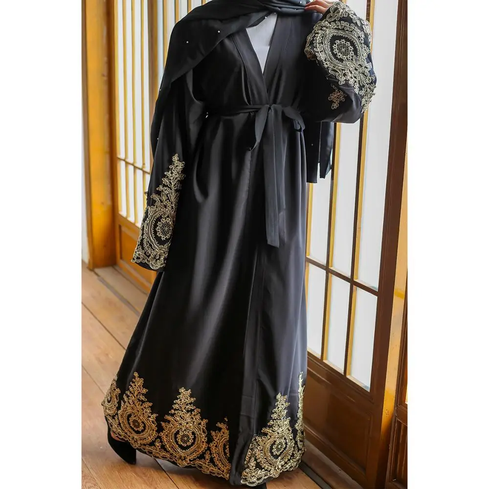2020 новая скромная модная мусульманская одежда Абая для женщин мусульманское