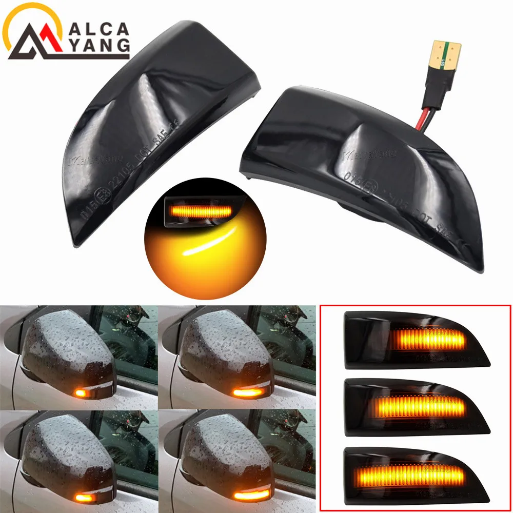 

2 шт. динамические светодиодные указатели поворота, индикатор зеркала заднего вида, мигалка, повторитель для Renault Laguna III X91 2008-2015