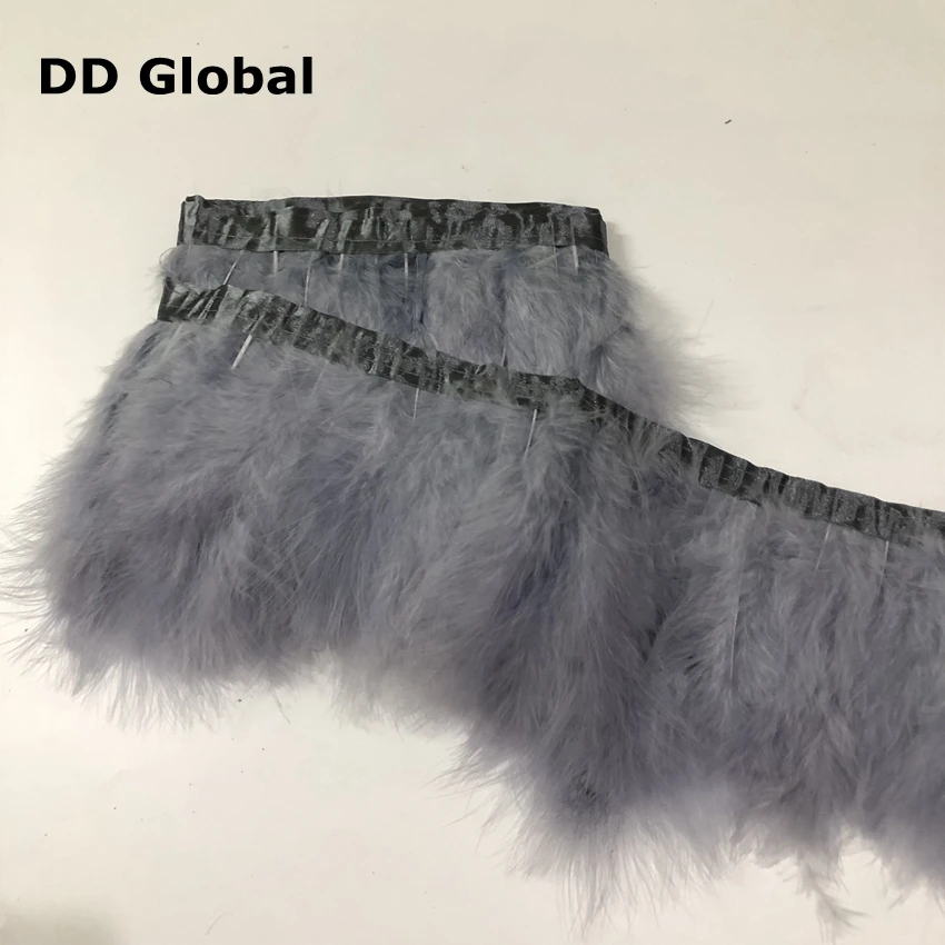 Упаковка для 2 м пушистых высококачественных перьев фиолетового цвета кружево