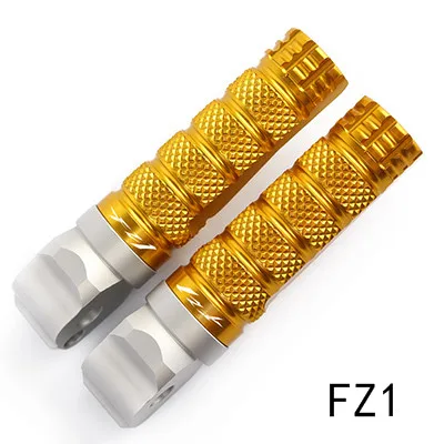 FZ1 gold Высококачественные Задние подножки мотоцикла с ЧПУ для Yamaha FZ1 FZ01 FZ 1 2006-2012 FZ8 FZ08 FZ 8 2011-2013 - Цвет: FZ1 gold