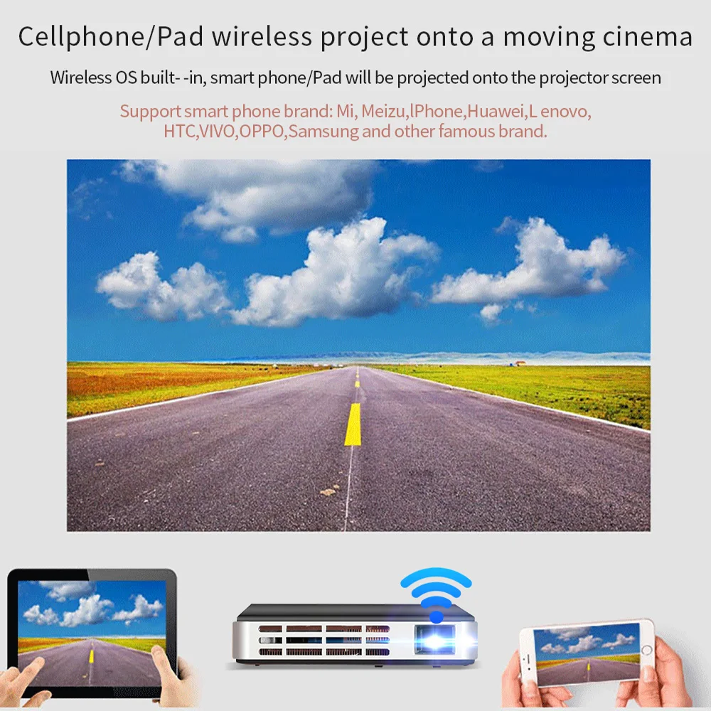 LEJIADA портативный DLP100WM HD Android система быстрой электронной коррекции компьютера