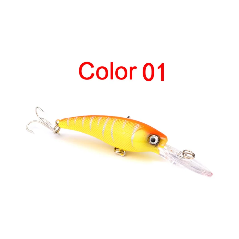 

1 Pcs Quality Minnow Fishing Lure 90mm 8.3g Iscas Artificiais Hard Bait Wobblers Crankbait Strong Hooks Lures for Sea Fishing