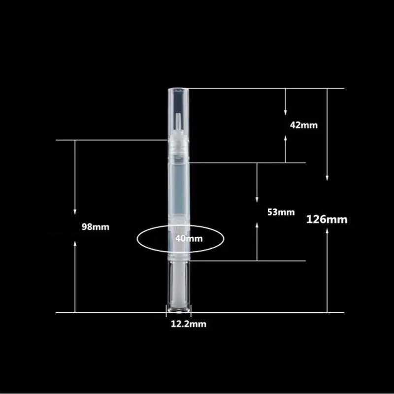 

3ml Plastic Travel Bottle Refillable Lip Gloss Tube Portable Empty Cosmetic Packaging High Grade Lip Gloss Bottles 50pcs/lot