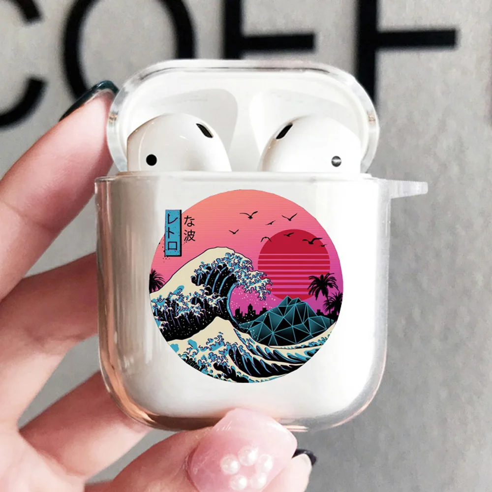 

Чехол Big Wave Hills для Airpods 2/1/3, мягкий ТПУ чехол для наушников Airpods Pro 3, Чехол Air Pods, чехол для наушников Apple Airbox
