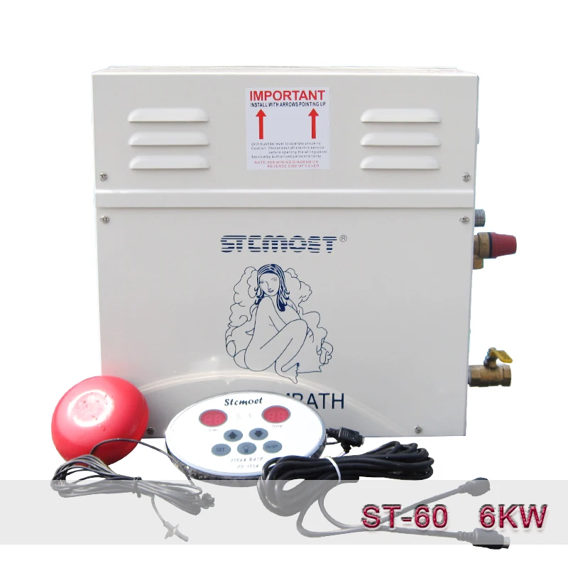 6KW Steam Generator for Shower 220V/380V Home Steam Machine Sauna Equipment Sauna Bath SPA Steam Shower with Digital Controller