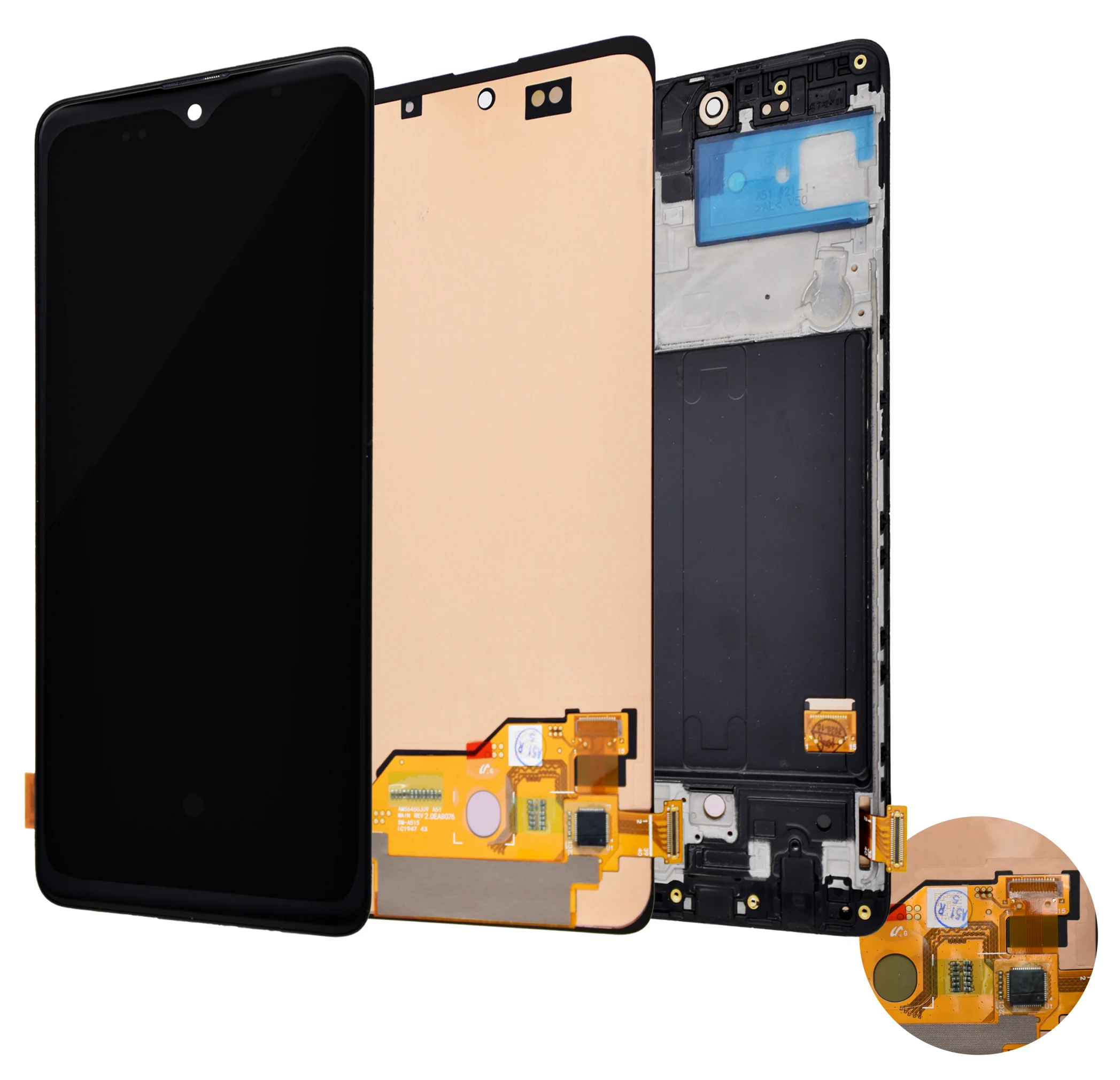 Super AMOLED 6 5 &quotдля Samsung Galaxy A51 ЖК-дисплей A515 дисплей A515F/DS A515FD сенсорный экран сменный