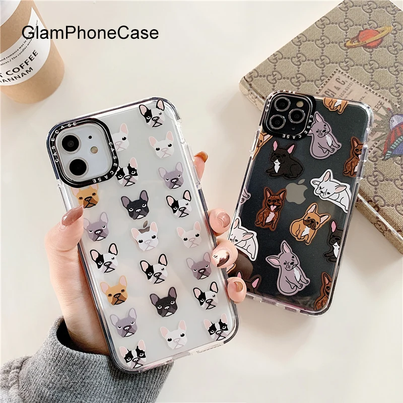 GlamPhone чехол с мультяшной собакой для телефона iPhone11Pro/Max X XS Max XR Мягкий силиконовый