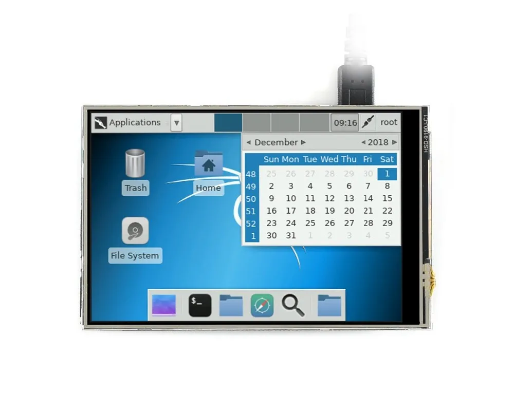 4-дюймовый сенсорный экран TFT LCD для Raspberry Pi RPi (C) 125 МГц высокоскоростной SPI