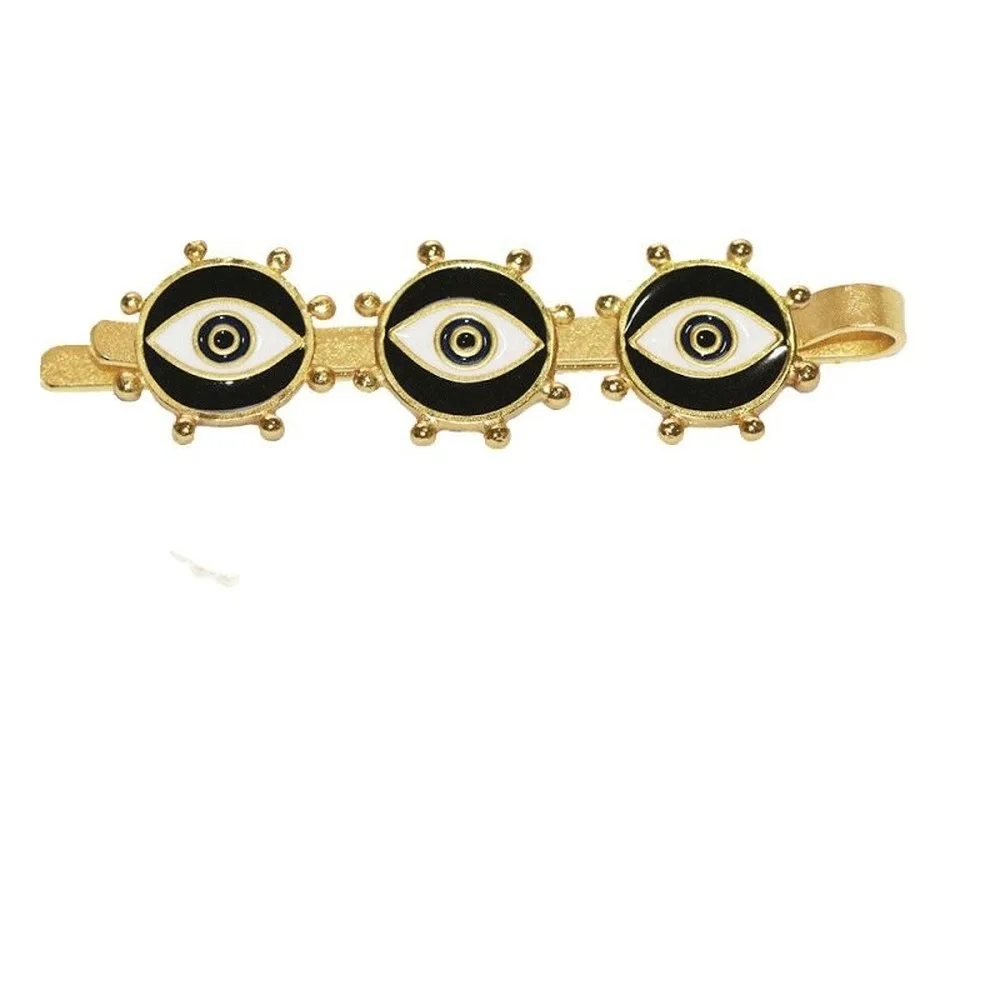 

2020 Hot Women Girls Golden Eyes Snap Hair Clips Hairpins Nice Fashion Elegant Headwear Korean Style Adult Accessories