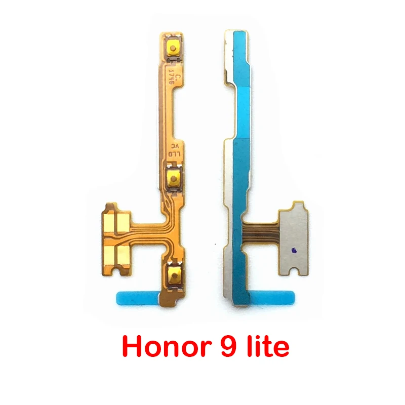 Honor 9 Lite Для huawei honor 4C Pro 7S 6X 7X/6 7 plus/8 9 lite/honor 10/P Smart power On Off Key громкость вверх-вниз гибкий кабель боковой кнопки кабель - Цвет: Honor 9 Lite
