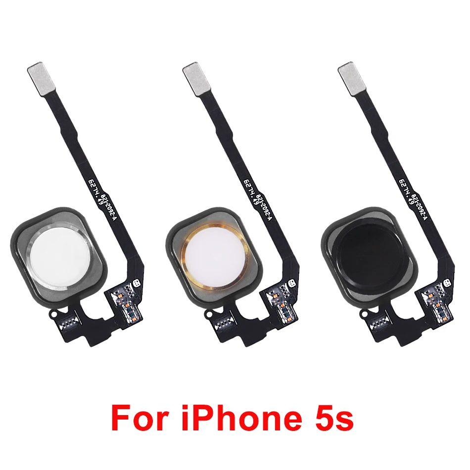 10 шт./лот кнопка Home с гибким кабелем для iPhone 5 5C 5S 6 6Plus 6s plus 7 7Plus Flex в сборе|Шлейфы