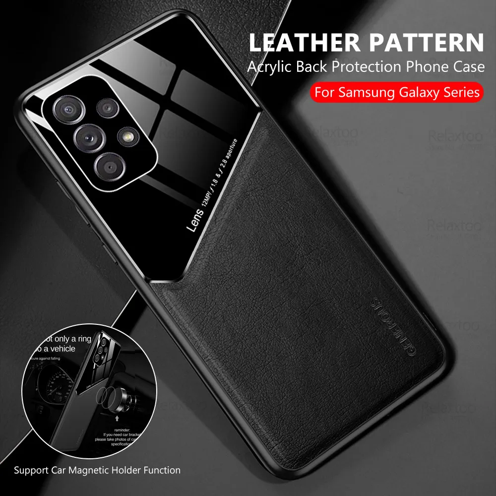 

Автомобильный Магнитный кожаный чехол для Samsung Galaxy A52 A32 A22 A72 4G 5G 2021 A52S A51 A71 A41 A50 A70 A21S A02 S, Обложка, чехлы