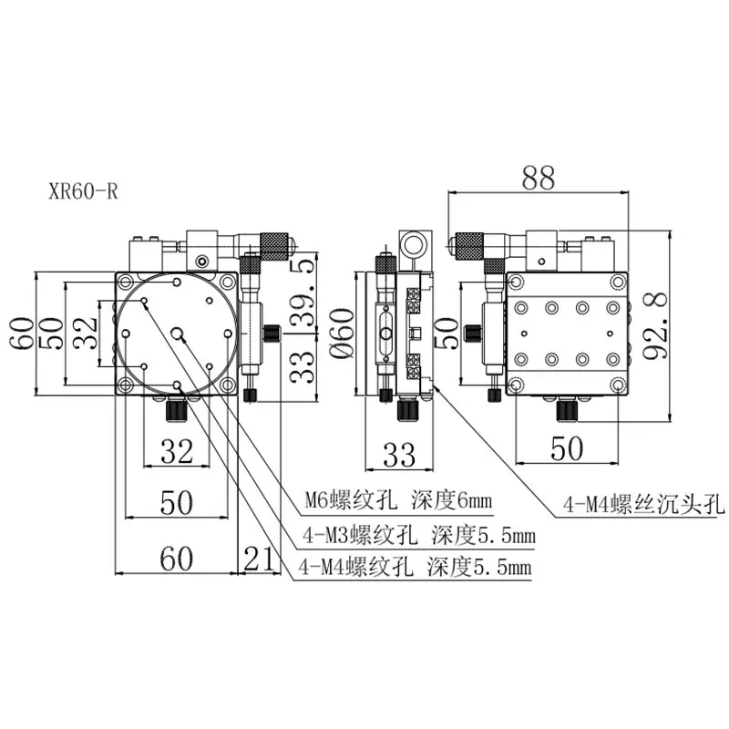 Ось XR сценический параллельный механизм и вращающаяся платформа оптическое