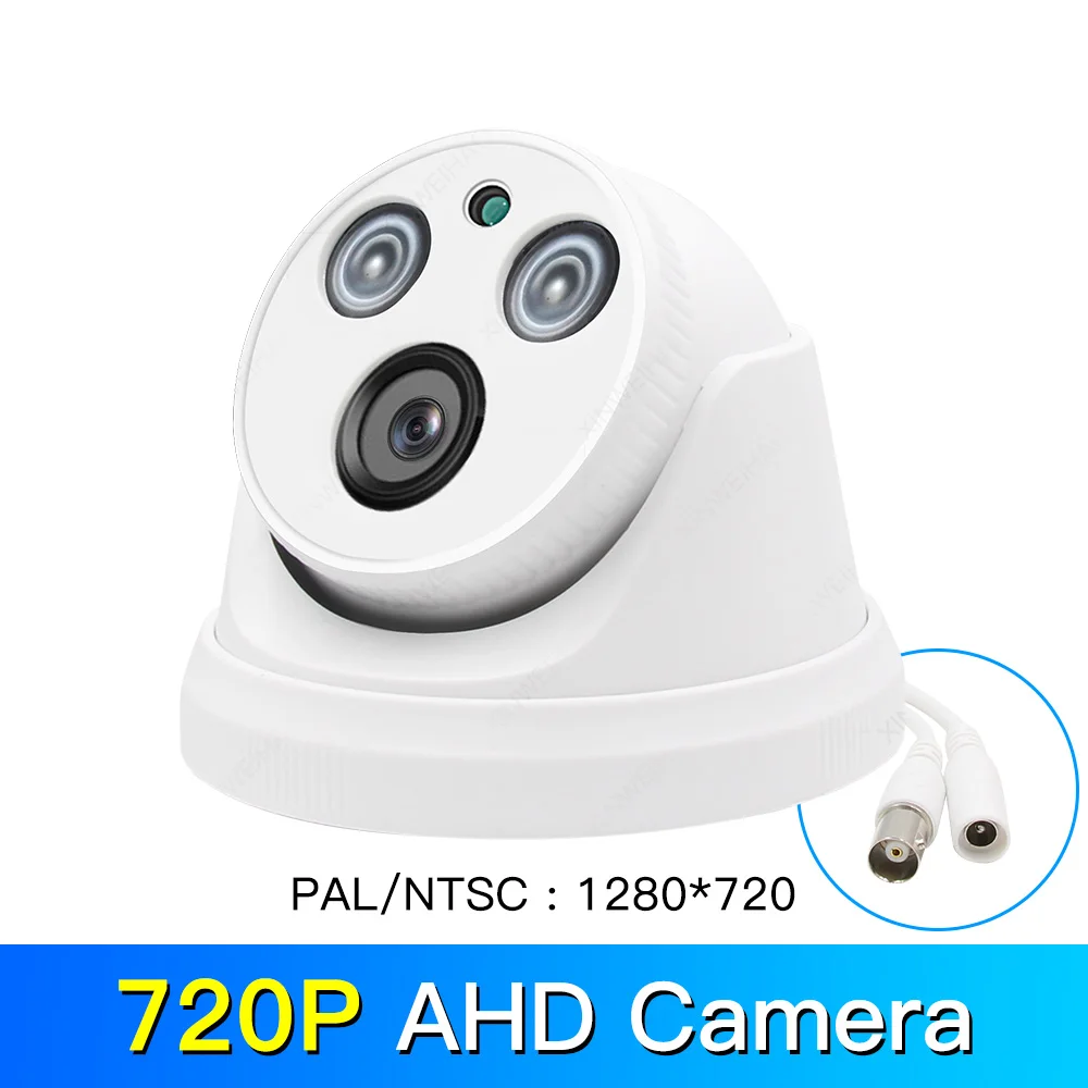 720P 720 P/1080 P/5MP AHD камера аналоговая камера видеонаблюдения высокого разрешения инфракрасная камера AHD CCTV камера безопасности наружная купольная камера - Цвет: 720P